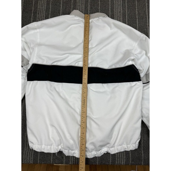 Nike Jacket Mens Medium White Challenge Court Track Vintage 90s‎ Tennis Vented - Picture 9 of 13